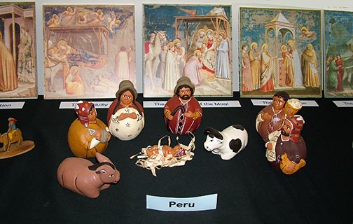 Nativity set from Peru