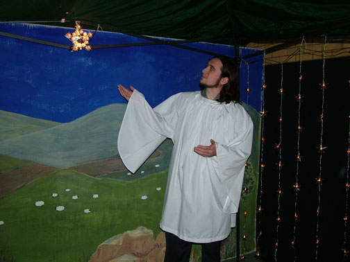 The angels visit the shepherds The angels visit the shepherds